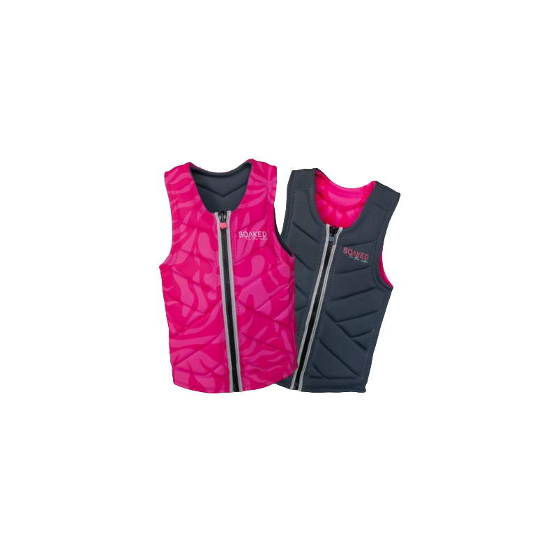 Gilet Femme SOAKED Réversible Rose