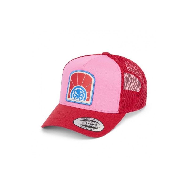Casquette trucker omniasol red pink JONSEN