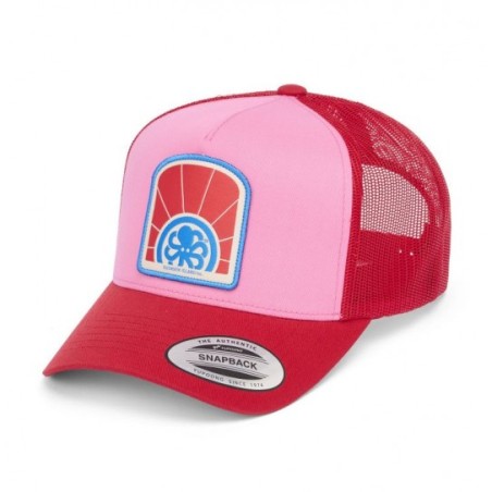 Casquette trucker omniasol red pink JONSEN