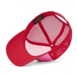 Casquette trucker omniasol red pink JONSEN